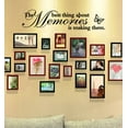 thumbnail image 3 of Vadktai The Best Thing About Memories is Making Them Black Vinyl Wall Decal Positive Quotes Lettering Wall Decor Inspirational Art Letters, 3 of 4