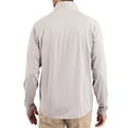thumbnail image 2 of Men's Cutter & Buck  Gray Oklahoma Sooners Adapt Eco Knit Hybrid Recycled Quarter-Zip Jacket, 2 of 2
