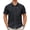 M01 Black, variant on Men's Casual Dress Shirts Short Sleeve Button Down Shirts Quick Dry Summer Beach Shirts With Pocket M02 Navy 3XL