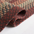 thumbnail image 5 of SAFAVIEH Braided Claes Bordered Reversible Area Rug, Brown/Rust, 6' x 6' Round, 5 of 11