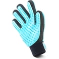 thumbnail image 1 of Cepillo de guante con removedor de pelo para muebles pequeños, medianos y grandes para perros y gatos, reduce eficazmente la caída del cabello, mano derecha, azul claro Dksfjkl, 1 of 5