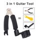 thumbnail image 4 of Cuerda Bobinador Cutter Sunnimix 3 en 1 Herramienta multifuncional de la guitarra Color Negro, 4 of 7