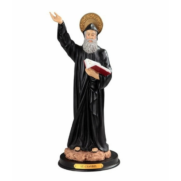 FC Design 12"H St. Charbel Makhlouf Statue Holy Figurine Religious Decoration