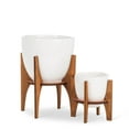 thumbnail image 4 of Petit Pot avec Support pour Plante en Bois, 4 of 4