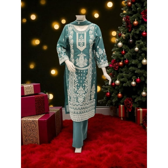 Traditional Salwar Kameez, Cultural Wear for Women, Aug10