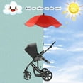 thumbnail image 5 of Universal Pushchair Umbrella Rotating Tilt Handle Portable Sun Shade for Baby Pram Stroller Wheelchair Outdoor Travel Lightweight Durable, 5 of 7