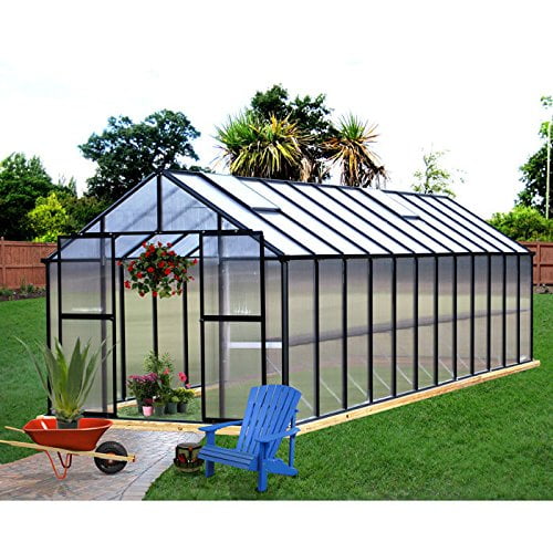 Riverstone Industries Monticello 8 x 24 ft. Greenhouse by Monticello Greenhouses