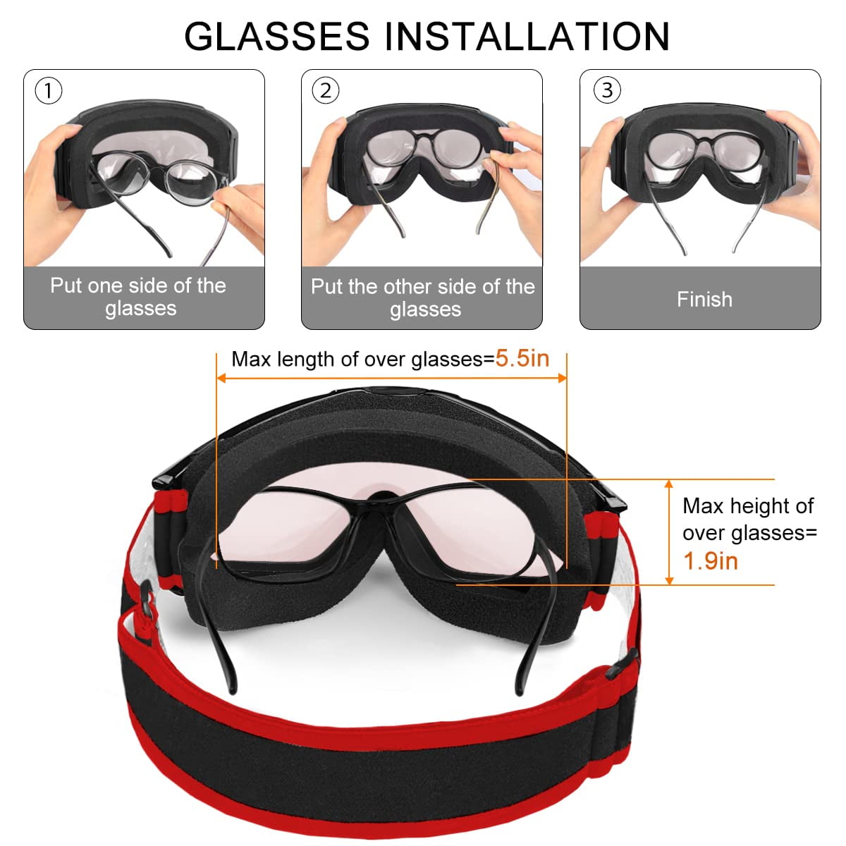Findway Brand Snowboard Ski Goggles Magnetic Quick Interchangeable Lens  Frameless Anti-fog Winter Snow Glasses For Men Women