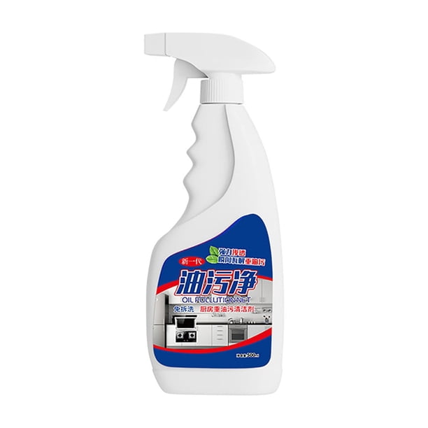 Limpiador desengrasante de alta resistencia, fórmula para interiores y exteriores, desengrasante y limpiador comercial, residencial, de cocina, automotriz y de equipos, botella con rociador de 17.6 oz