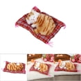 thumbnail image 4 of Cat Plush Toy Kitten Sounding Toy 1Pcs Super Cute Mini Simulation Sounding Sleeping Kittens Cats Plush Toys Doll Christmas Gift ANGGREK Otros, 4 of 5