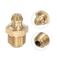 thumbnail image 4 of Unique Bargains Brass Straight Hydraulic Grease Fitting M10 x 1mm Thread 10 Pack, 4 of 5