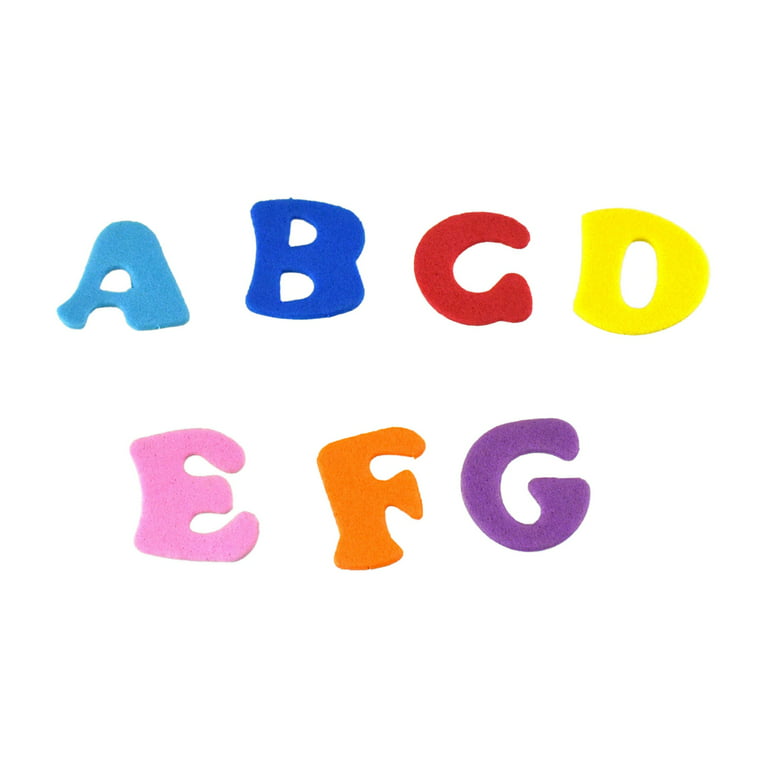 Foam Alphabet Letter Stickers, 3/4-Inch, 189-Piece 