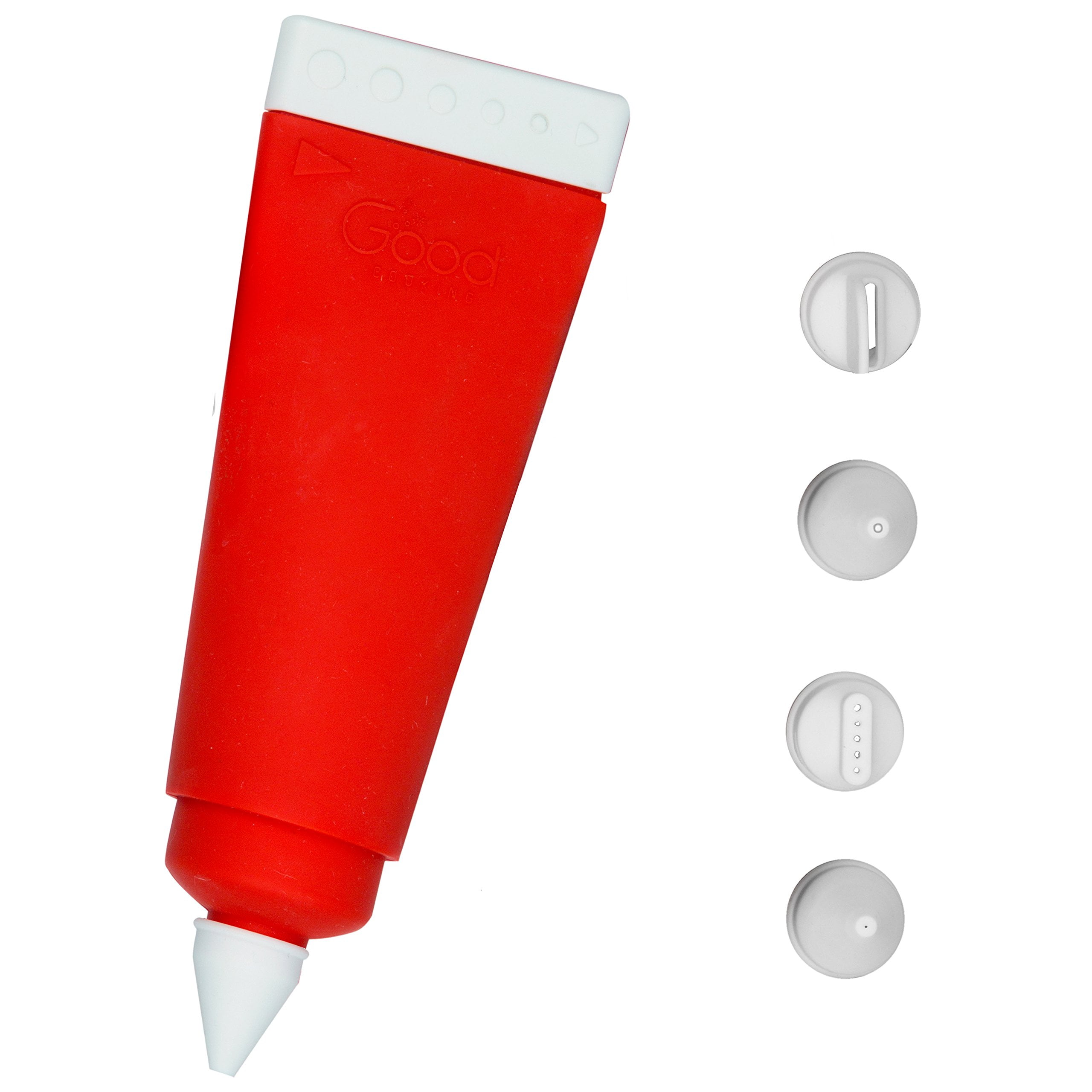 Piping Bag Cake Decorating Pastry Set For Cupcakes And Cookies Reusable Silicone Kit W 4 Icing Tips