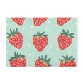 thumbnail image 7 of Yayeee Bath Rug for Bathroom Floor Non Slip Rectangle Fluffy Soft Absorbent Mat, 16"x24", Red Strawberry, 7 of 7