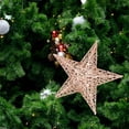 thumbnail image 5 of Gogcaro Christmas Star Tree Topper, 8inch Sequins Xmas Tree Topper, Star Treetop for Home Christmas Tree Decoration, LED Bulbs, Pink, 5 of 7