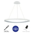thumbnail image 3 of C Cattleya 48W White Aluminum Dimmable LED Pendant Light, 3 of 6