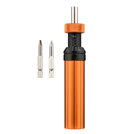 

Preset Torque Screwdriver With Slotted/ Cross Screwdriver Bit 1/4 Inch Hex Drive Micro Adjusting Torque Limited Screw Driver For Auto Mechanical Assembly
