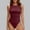 Wine, variant on TIANZEN Women's Shapewear Bodysuit Seamless Full Body For Everyday Wear With Snap Closure Define Waist Band Trainer Waist Trainer for Women Long Torso plus Size Neoprene Sweat Waist Trainer