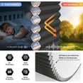 thumbnail image 4 of LazBlinds Cordless Cellular Shades for French Doors, No Drill French Door Blinds for Privacy, Blackout Light Blocking Honeycomb Shades for Sliding Doors Front Door Patio, 1 Pack, 12" W x 70" H, Black, 4 of 6