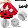 thumbnail image 6 of Pzuqiu Ladybug Gaming Chair Covers Soft Office Chairs Protector with 2 Pieces Armrest Covers Daisy Scratchproof Elastic Gaming Chair Covers Set for Home, Shop, Office, 6 of 7