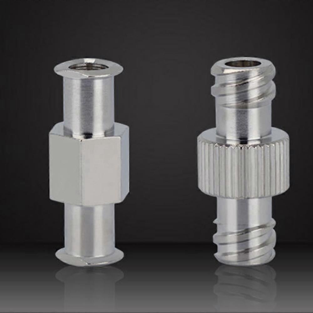 10pcs Coupler Luer Syringe Connector Metal Double Joints Luer Lock Adapter Coupler For Pneumatic Pa