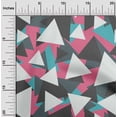 thumbnail image 2 of oneOone Polyester Spandex Pink Fabric Geometric Craft Projects Decor Fabric Printed By The Yard 56 Inch Wide-7Q, 2 of 5