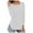 White, variant on TYGHBN Women's Casual Long Sleeve T Shirt Crewneck with Side Split Fall Pullover Loose Tunic Tops Long Sleeve Womens Shirts Womens Shirts Long Sleeve Womens Athletic Tops Short Sleeve Workout Top