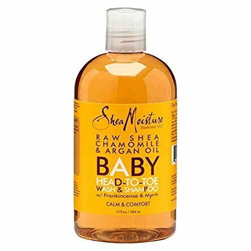 Shea Moisture Raw Shea Chamomile & Argan Oil Baby Head-To-Toe Wash & Shampoo 13 oz (Pack of 2)