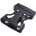 thumbnail image 3 of 12Pcs Plastic Side Quick Release Buckles Clip for 25mm Webbing Band Black, 3 of 8