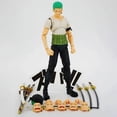 thumbnail image 1 of Figuras de acción de One Piece, 18cm, Luffy Roronoa Zoro Ace, articulaciones móviles articuladas variables, juguete de modelo de colección, regalo Xma para niños, 1 of 4