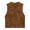 Brown, variant on PMVFHDE Women's Sweaters Solid Color Knitted Vest Pullover V-Neck Sleeveless Top for Layering Under Shirts Grey,S