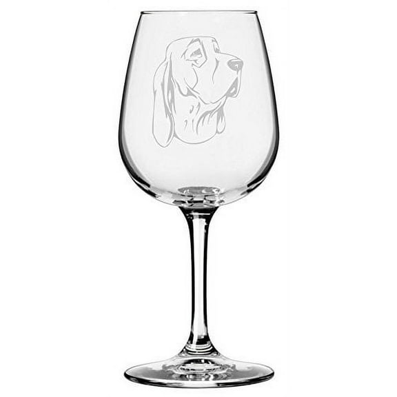 Bracco Italiano Dog Themed Etched 12.75oz Libbey Wine Glass
