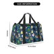 thumbnail image 3 of Disketp Different Cats Christmas Bolsa de Viaje Tipo Duffle, Bolso de Mano para Fin de Semana para Mujer, Bolsa de Gimnasio Ligera para Hombre, Esencial para Viajes, 3 of 7