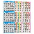 thumbnail image 1 of Tarjetas de juego de papel para bingo, juegos americanos, 3 tarjetas, 10 hojas, 1 of 2
