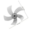 thumbnail image 2 of OULII Black Plastic Fan Blades Replacement for Table and Floor Fans Safe and Stable Use, 2 of 8
