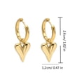 thumbnail image 4 of LICEWO Chic Love Heart Earrings for Women Personalized Huggie Hoop Earrings Accessory, 4 of 16