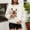 White, variant on KANG Hoodless Pullover Sweatshirt With Pocket For Small And Cats Cozy Soft Fleece Front Style Cuddly