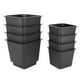 thumbnail image 1 of 8 Uds patas de sofá negro mate antideslizante de alta calidad PP accesorios de muebles de gabinete de plástico, 1 of 5
