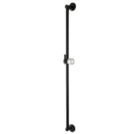 

Kingston Brass K183A0 Shower Scape 30 Brass Shower Slide Bar Matte Black