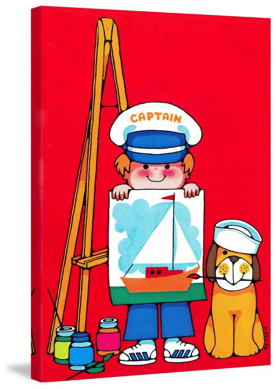 Marmont Hill "Captain" by Curtis Painting Print on Canvas