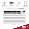 thumbnail image 3 of LG 11,800 BTU 530 sq ft 115V Through-the-Wall Air Conditioner with Remote Control, LT1216CER, 3 of 13