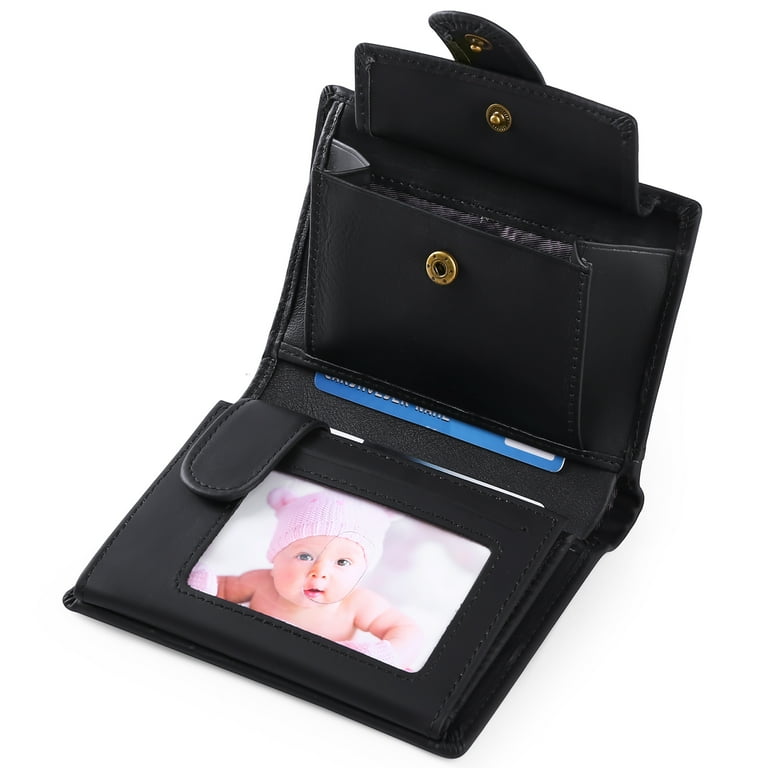 SENDEFN Trifold Wallet for Men, Genuine Leather, RFID