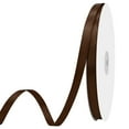 thumbnail image 3 of Double Face Satin Ribbon 3/8 inch X 100 Yards /roll,Polyester Ribbon for Gift Wrapping Very Suitable for Weddings Party Hair Bow Invitation Decorations and More Brown, 3 of 8
