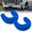 Blue, variant on RECON - Fits 20-25 GMC Sierra 2500/3500 HD Tow Hook Covers 2-Piece Set of 100% Silicone Rubber Covers Heavy Duty Rugged Durability Unique Style Protection (Pink)