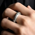 thumbnail image 3 of Fashion Women Men Hollow Astronomical Ball Overturn Transform Tellurion Ring, 3 of 8