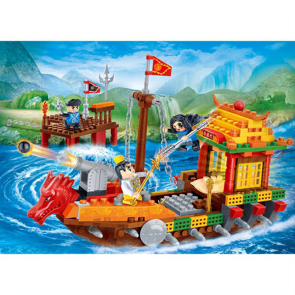 BanBao Tang Dynastie Dragon Boat Playset