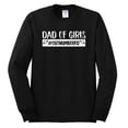 thumbnail image 2 of Wild Bobby, Outnumbered Dad with Girls Gift, Father's Day, Men Long Sleeve Shirt, Black, Small, 2 of 3
