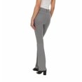 thumbnail image 3 of ZayWay Women's Stretch Bootcut Dress Pants with Pockets - Wear to Work - Ponte Treggings Lt Grey Large, 3 of 6