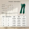thumbnail image 5 of TiaoBug Women Sequin Flared Trousers High Waisted Sparkly Wide Leg Trousers Bell Bottom Pants Royal Blue XXL, 5 of 5