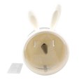 thumbnail image 2 of Cute  Wall Mounted Toilet Paper Holder Transparent Roll Paper Storage Dispenser Box, 2 of 8